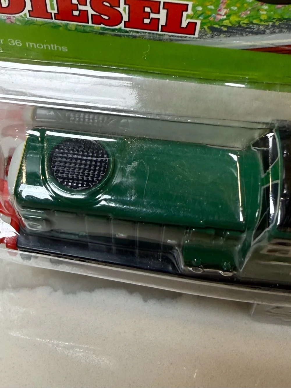 ERTL Thomas the Train Engine & Friends DEREK 2000 Diecast Card 65 FLAW
